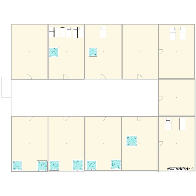 plan spa. Plan de 13 pièces et -18008 m2