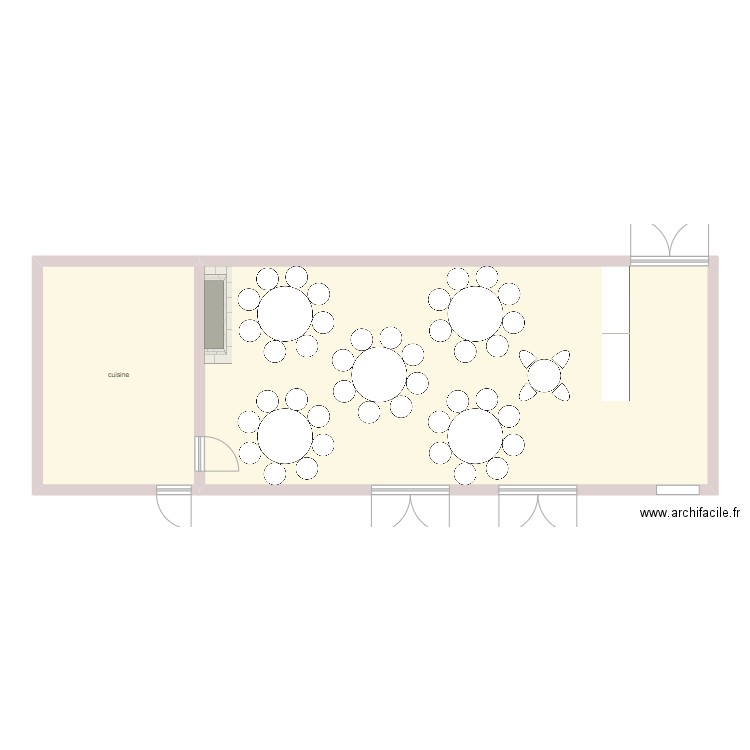 salle Cahagnolle 2. Plan de 0 pièce et 0 m2