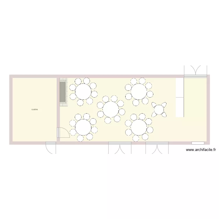 salle Cahagnolle 2. Plan de 