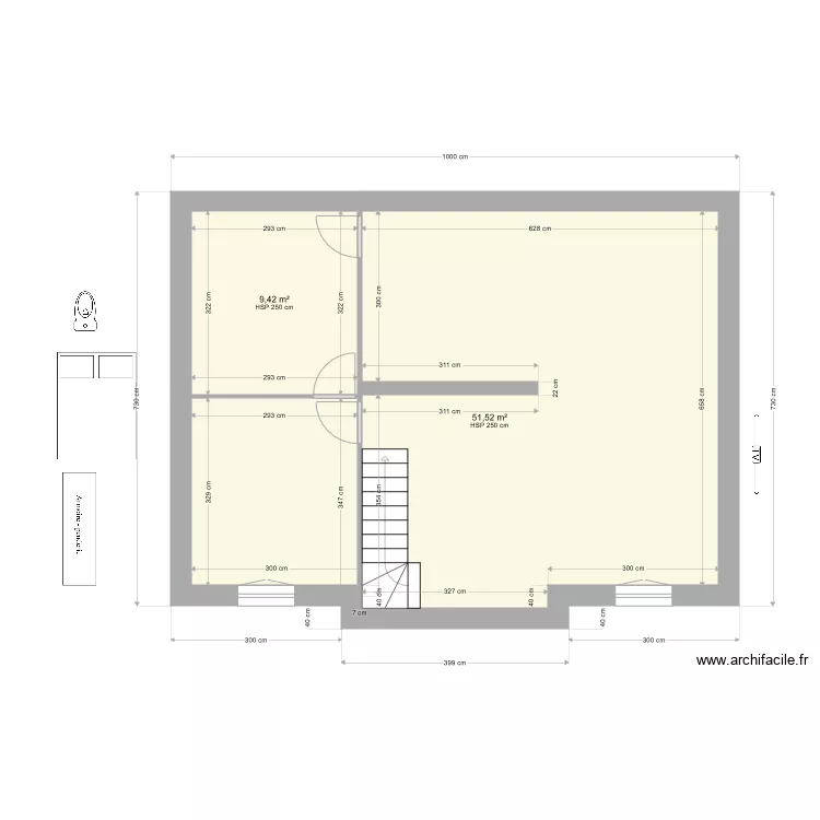 Dalmat étage. Plan de Dalmat étage. Plan de