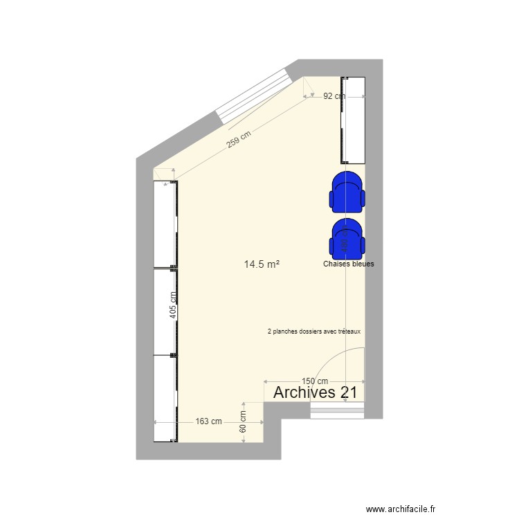 Archives 21. Plan de 0 pièce et 0 m2