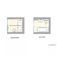 MODIFICATION SDB ETAGE GITE Num&eacute;ro 3