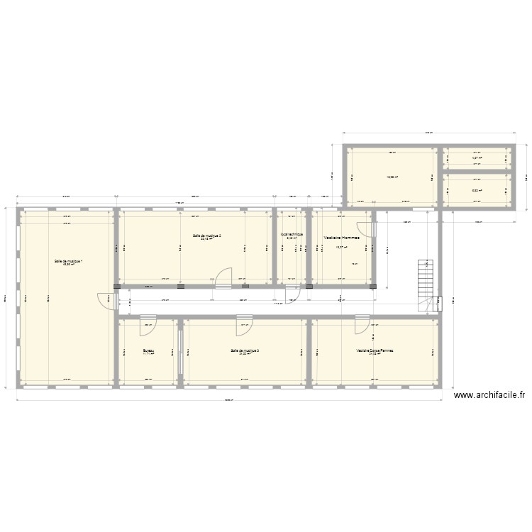 1er étage V4 JO. Plan de 0 pièce et 0 m2