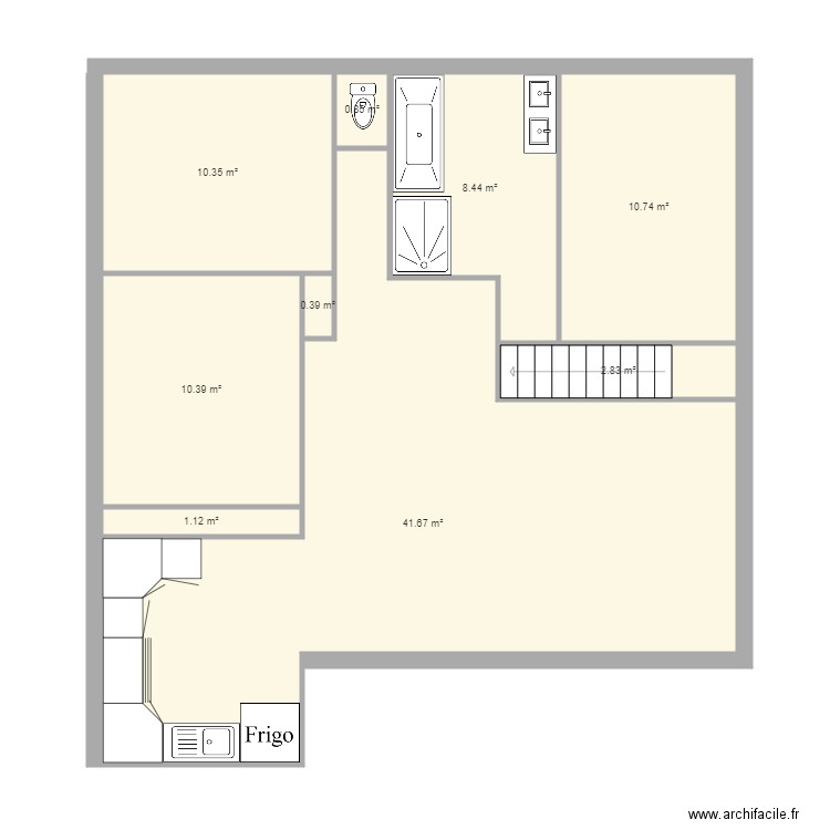 Maison. Plan de 0 pièce et 0 m2