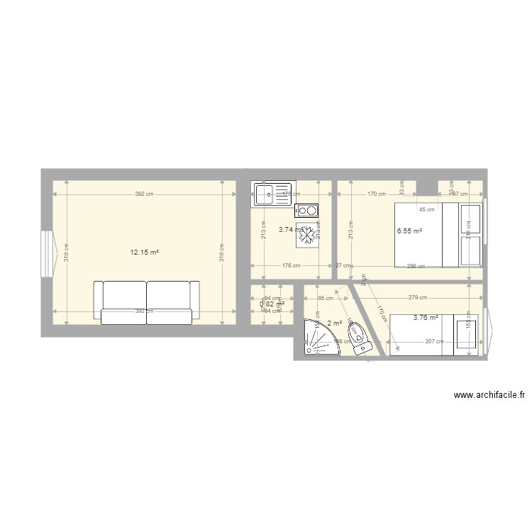 chaudron reamenagement 4. Plan de 0 pièce et 0 m2