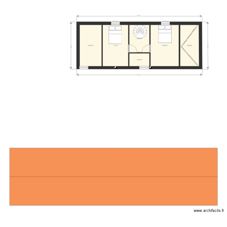 parisot projet etable etage  10 oct . Plan de 0 pièce et 0 m2