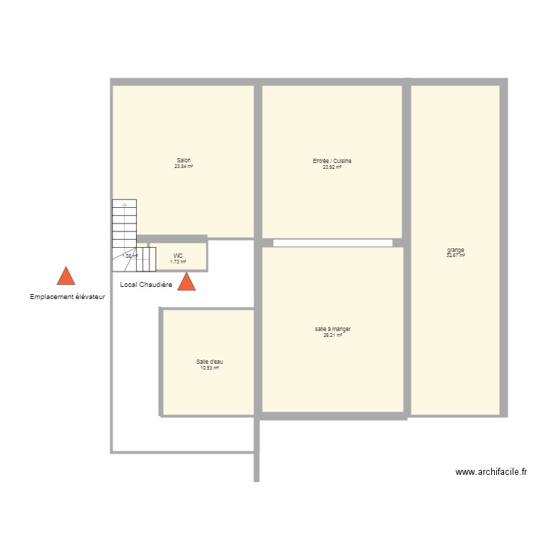 plan meurice. Plan de 0 pièce et 0 m2