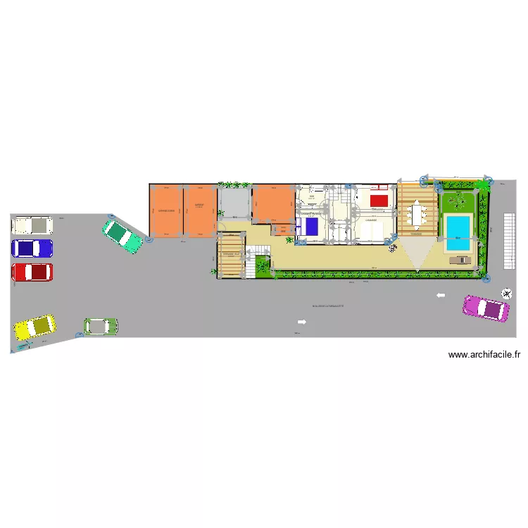 maison cavalaire 1ER. Plan de 
