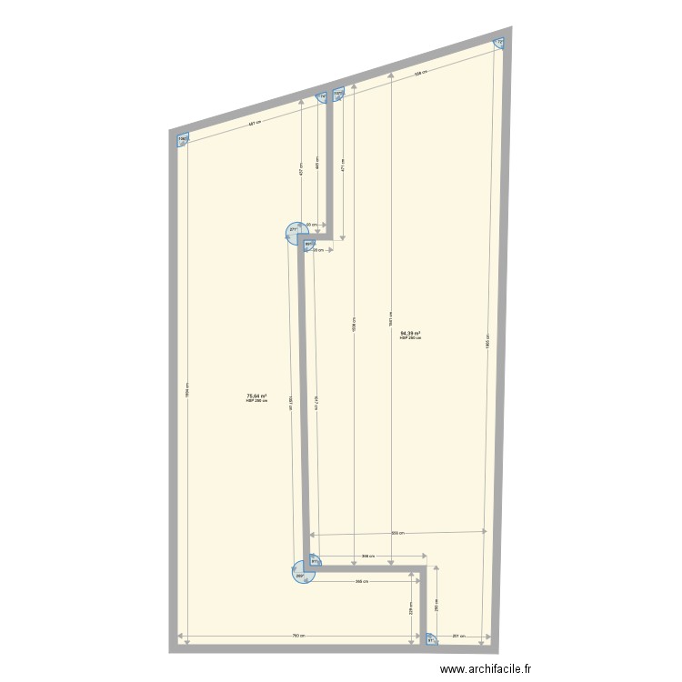 Maison Mathou. Plan de 0 pièce et 0 m2