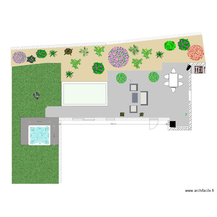 Terrasse VI. Plan de 0 pièce et 0 m2