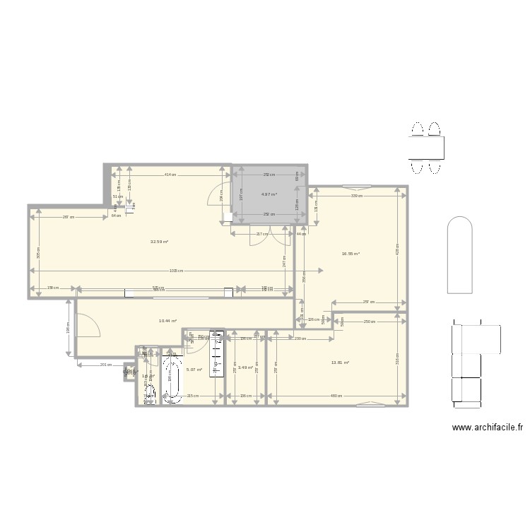 new0appart0refaire0chambre. Plan de 0 pièce et 0 m2
