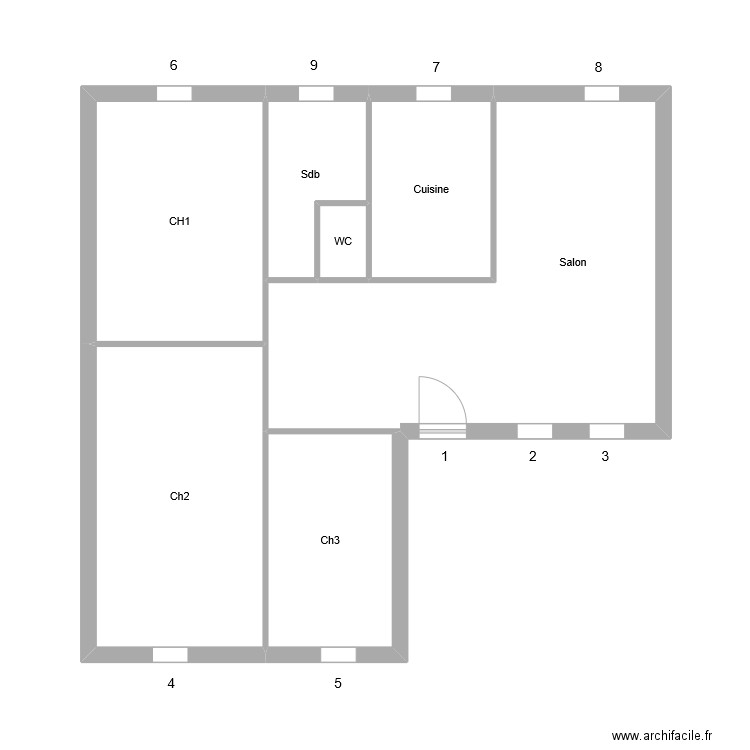 CASTANET ME. Plan de 0 pièce et 0 m2