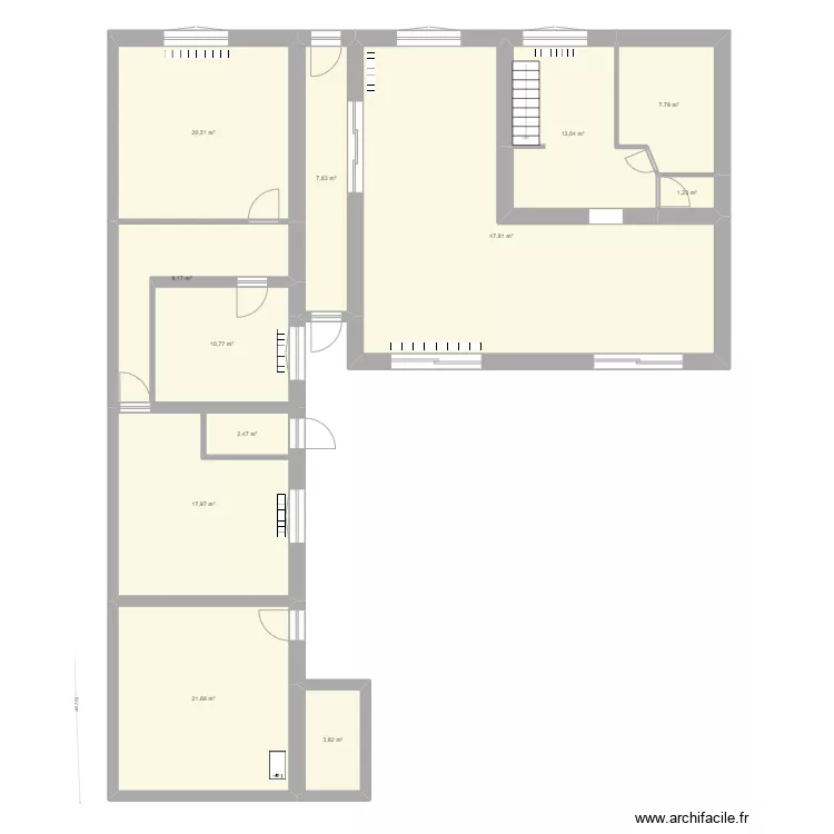 Maison Marie 2023. Plan de 