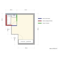 Plan SDB Maison Etage Avec côtes