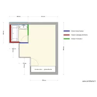 Plan SDB Maison Etage Avec c&ocirc;tes