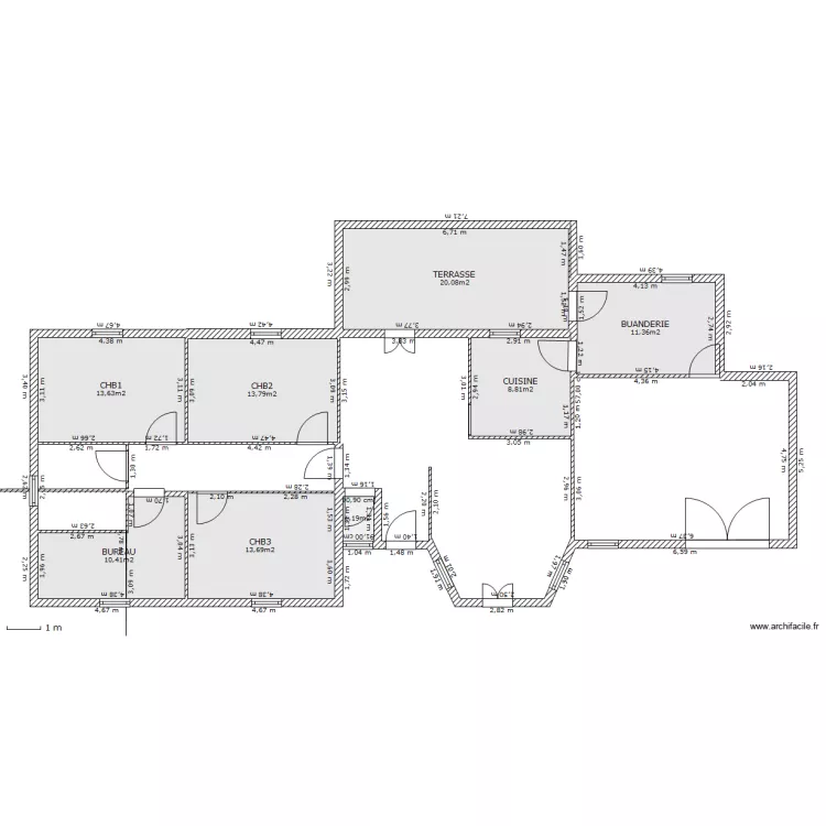 MAISON2. Plan de 