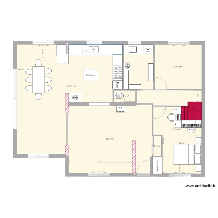 maison piano et cuisine 2. Plan de 0 pièce et 0 m2