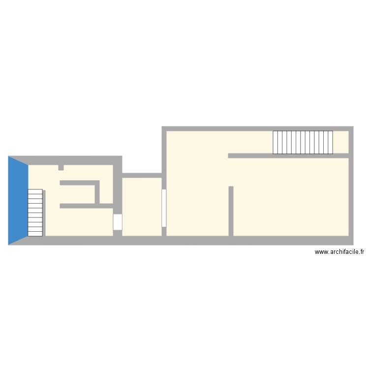 Tom fischer plan cave . Plan de 3 pièces et 81 m2