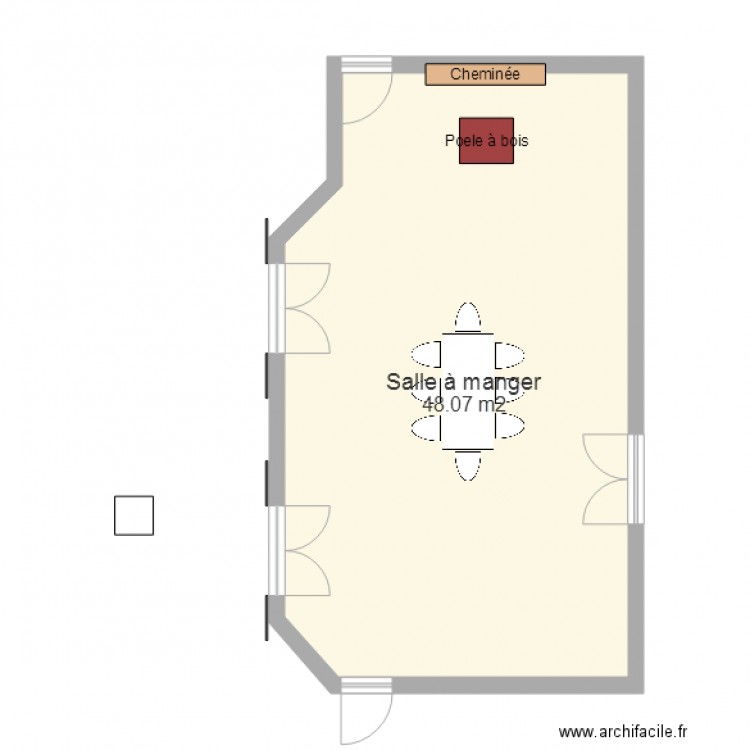 Salle à Manger. Plan de 0 pièce et 0 m2