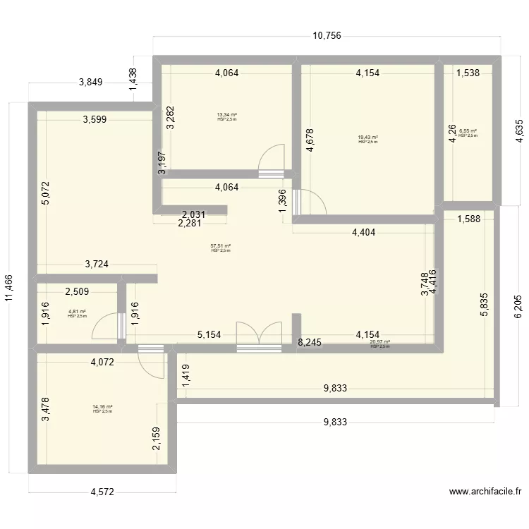 a ka jules. Plan de 