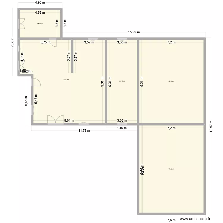 Prejet Resty Maison actuelle sans garage. Plan de Prejet Resty Maison actuelle sans garage. Plan de