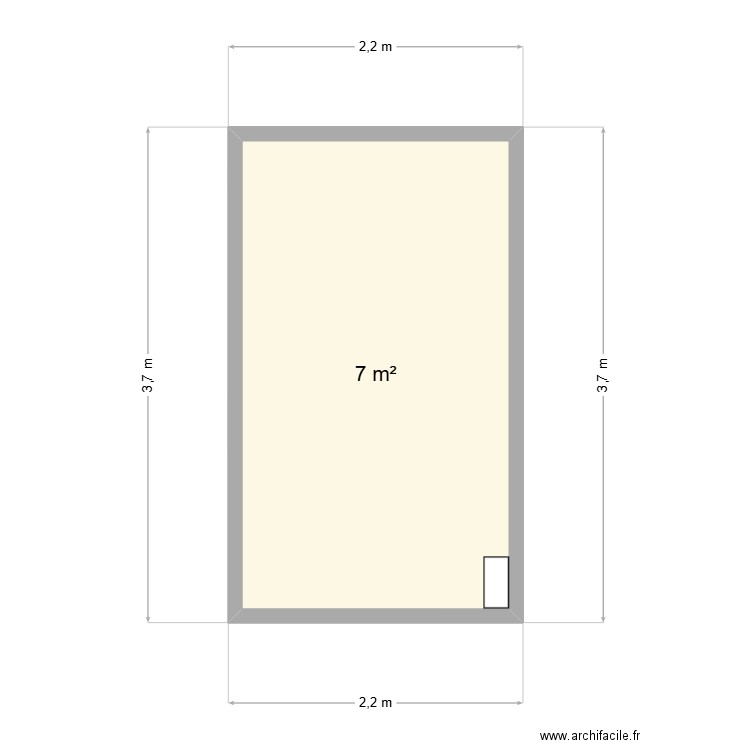 Parking Sant Joan de la Salle. Plan de 1 pièce et 7 m2