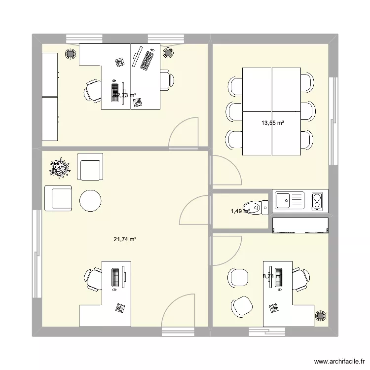 Local AgriClé+. Plan de 5 et 58 m² Local AgriClé+. Plan de 5 et 58 m²