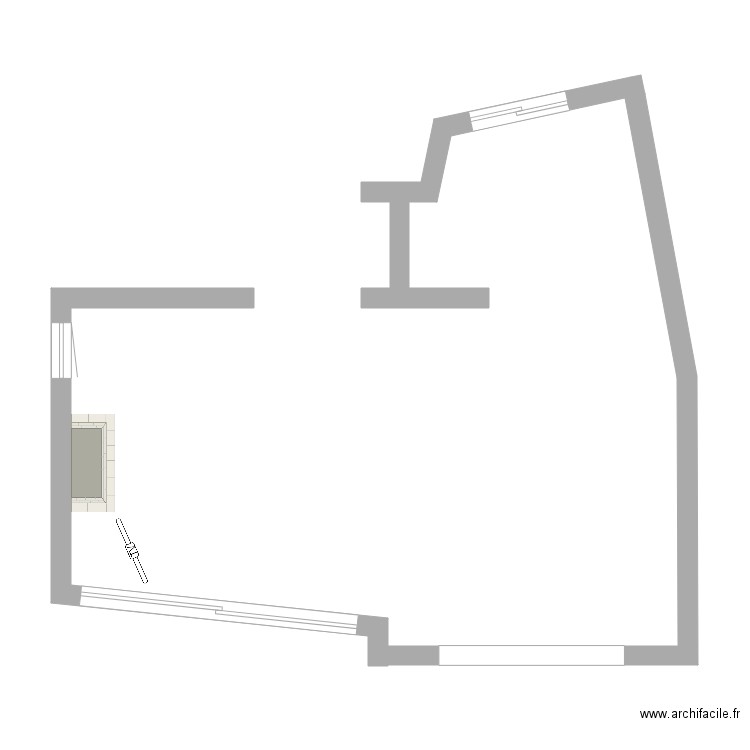 Arzon base terrase v0. Plan de 0 pièce et 0 m2