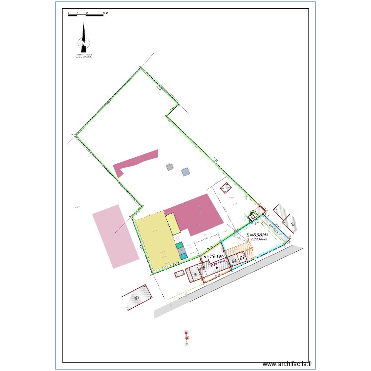 PLAN K. Plan de 0 pièce et 0 m2