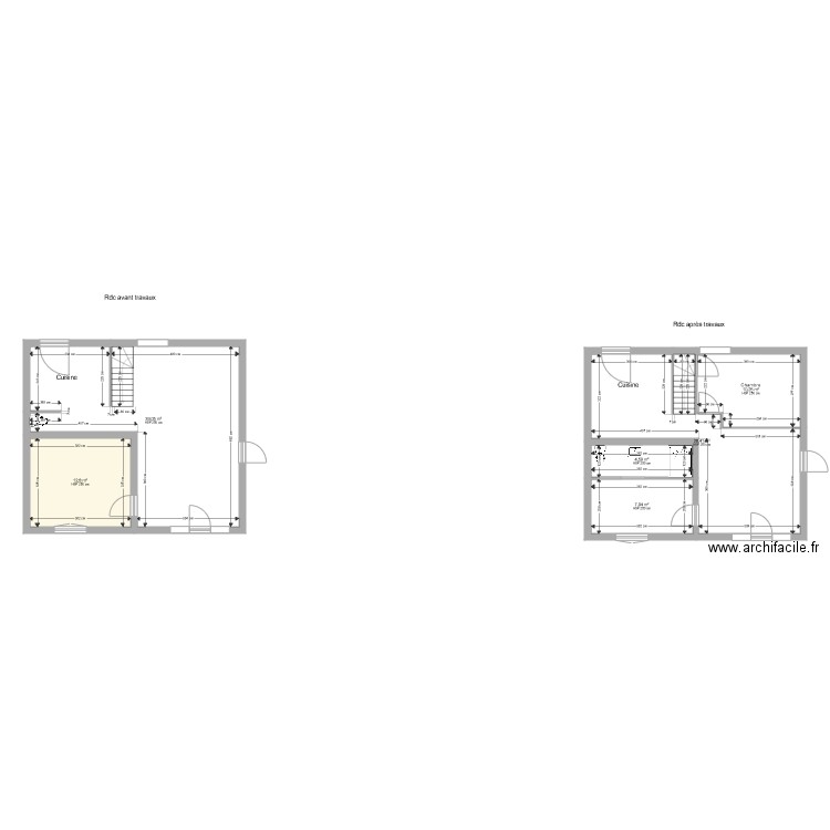 GINIOUX André. Plan de 0 pièce et 0 m2