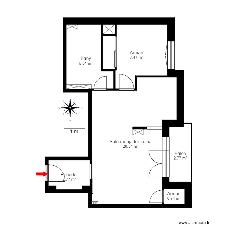 ED PROTECO L'ALDOSA BLOC IV PB C CANILLO. Plan de 0 pièce et 0 m2