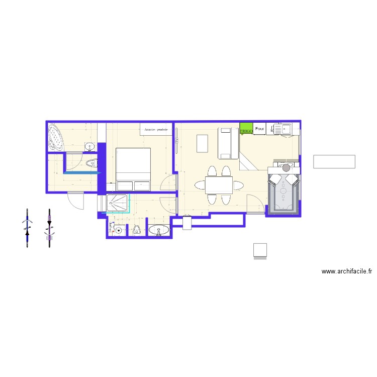 Verdun 6 places V30. Plan de 0 pièce et 0 m2