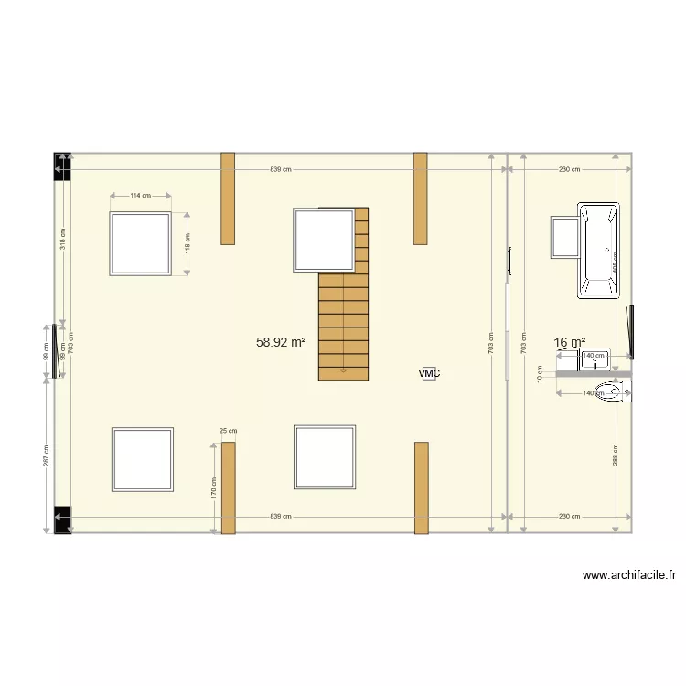 Combles. Plan de 