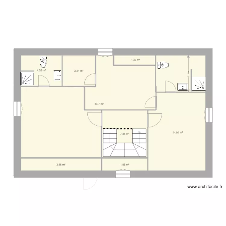 V1 Amour existant. Plan de V1 Amour existant. Plan de