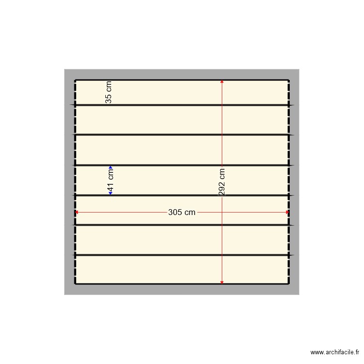 Chambre Faux Plafond. Plan de 0 pièce et 0 m2