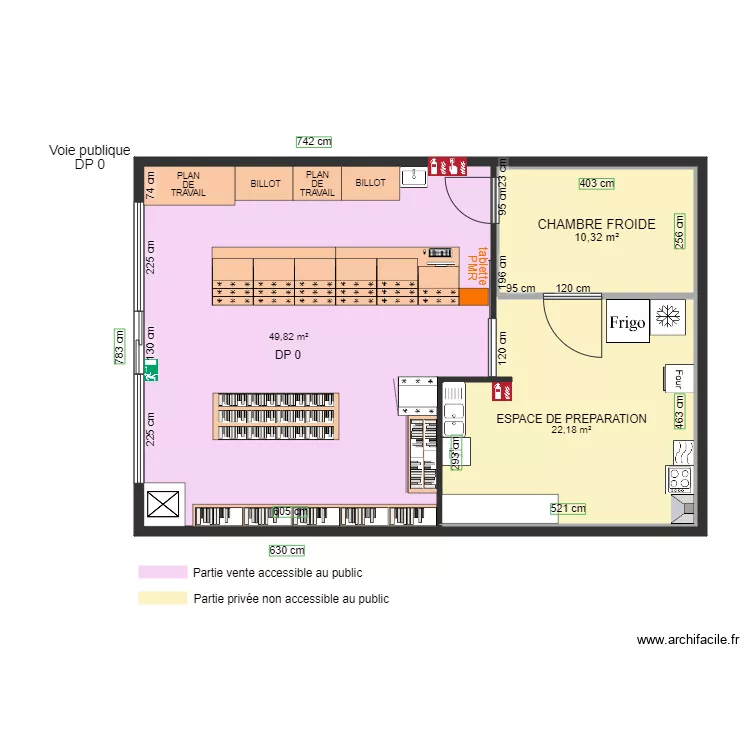 MAISON ROMAN APRES TRAVAUX. Plan de MAISON ROMAN APRES TRAVAUX. Plan de