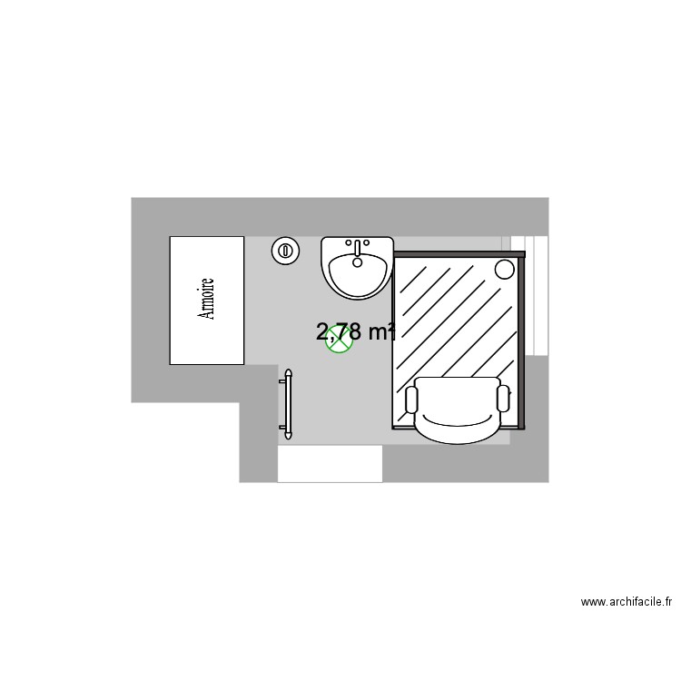 Plan salle de bain A. Plan de 0 pièce et 0 m2