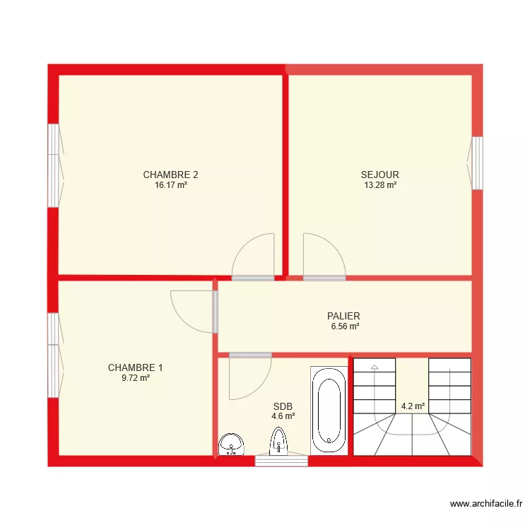 4798 Etage Ouafae . Plan de 