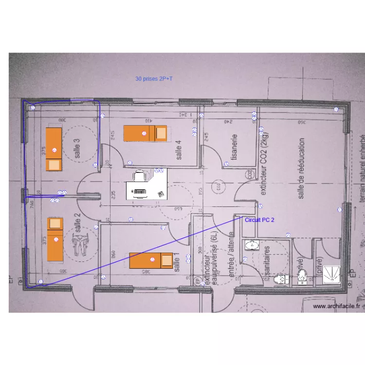 Collin  Circuit PC 2. Plan de 