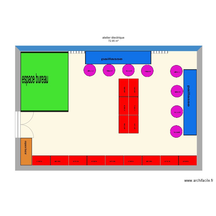 atelier électrique 2. Plan de 0 pièce et 0 m2