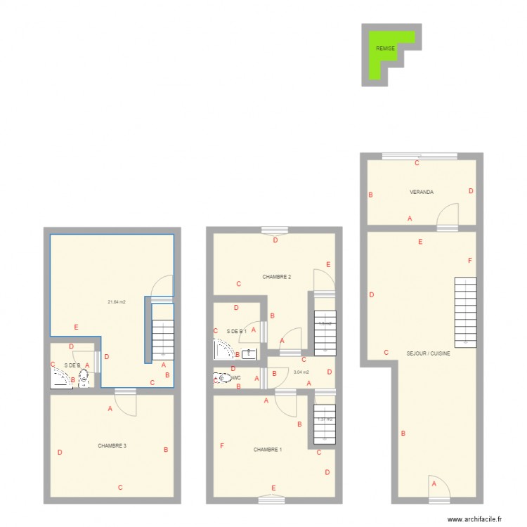 DE KINT. Plan de 0 pièce et 0 m2