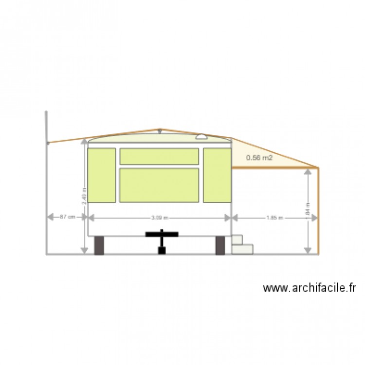 Bungalow 12. Plan de 0 pièce et 0 m2