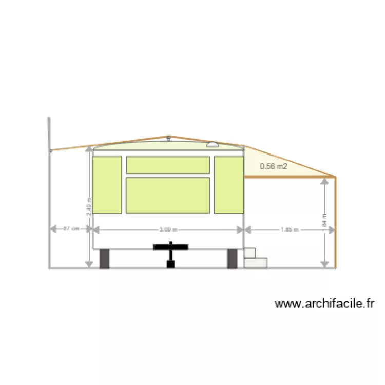 Bungalow 12. Plan de Bungalow 12. Plan de