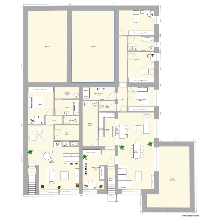 RDC Frasne 3. Plan de 0 pièce et 0 m2
