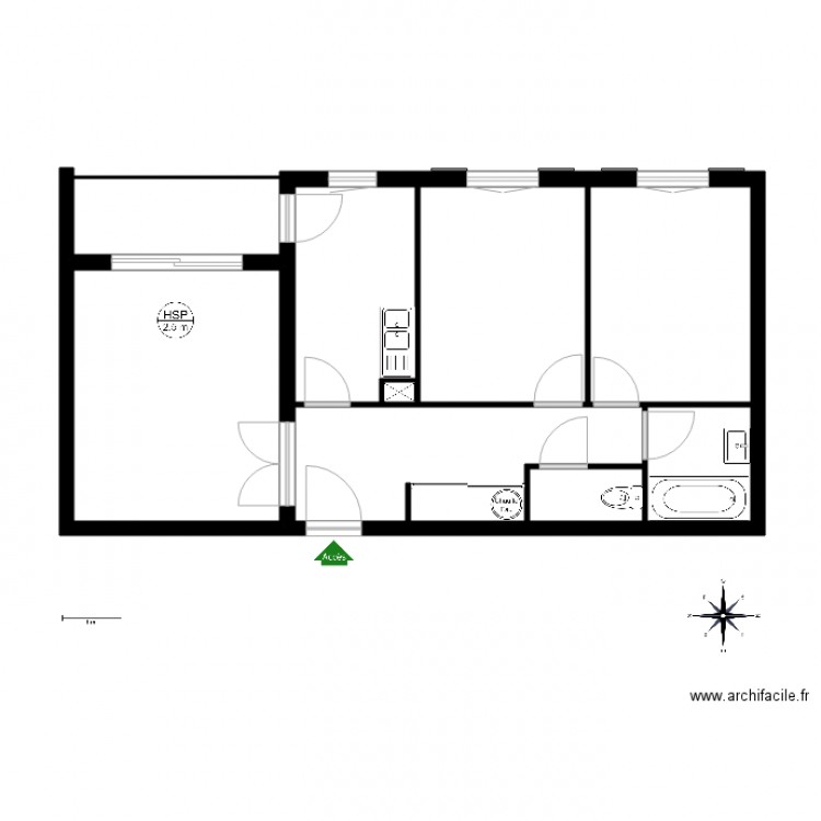 bayonne jardin. Plan de 0 pièce et 0 m2