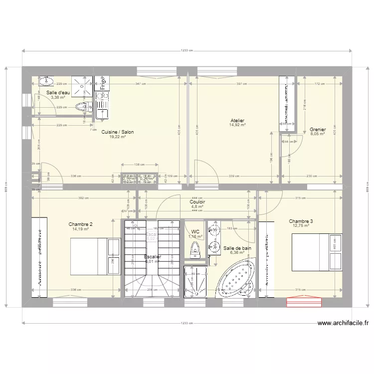 BRAMANS CECILE RDC PROJET. Plan de 
