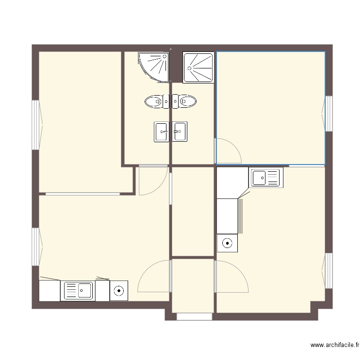 mesures 1er etage. Plan de 0 pièce et 0 m2