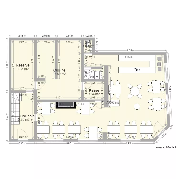 rdc. Plan de rdc. Plan de