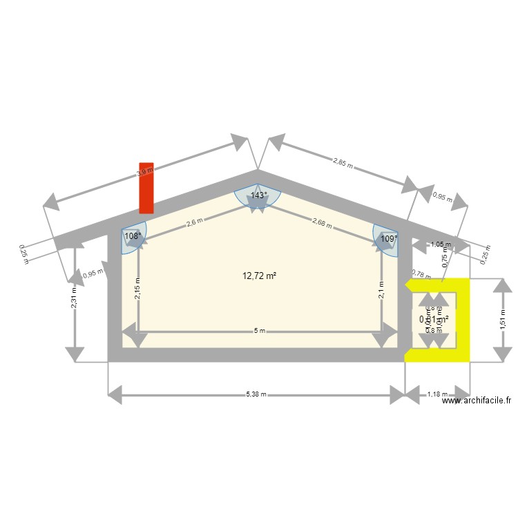 test. Plan de 0 pièce et 0 m2