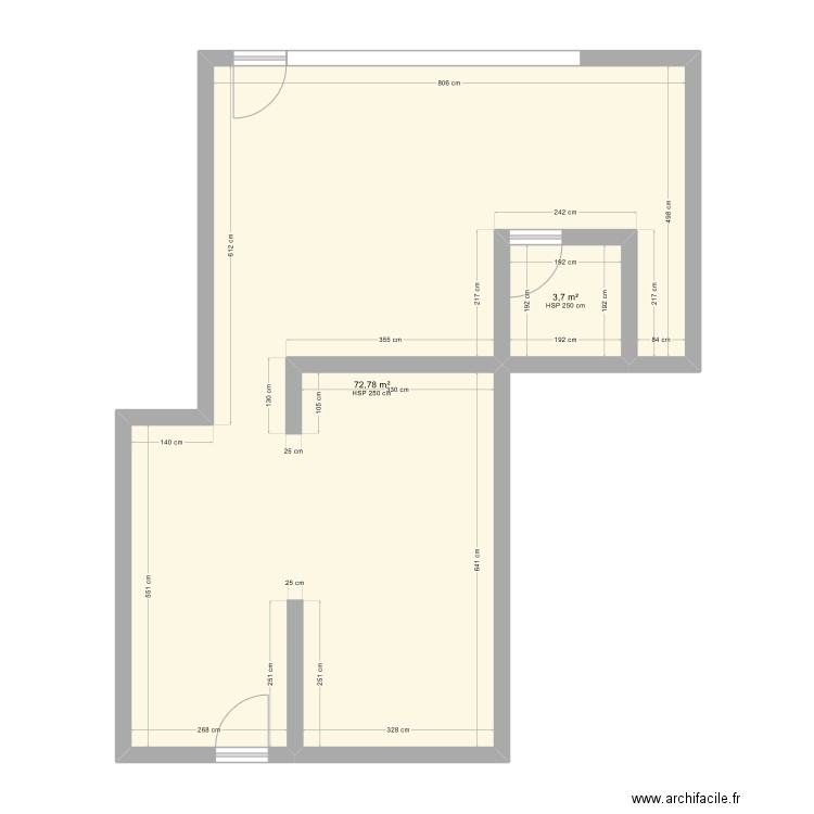 plan original work 1. Plan de 0 pièce et 0 m2